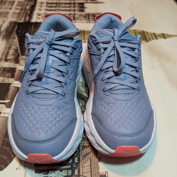 Hoka W Bondi SR Slip Resistant Moonlight Pale Dusk Running Shoes Women Size 8.5 - Picture 2 of 14